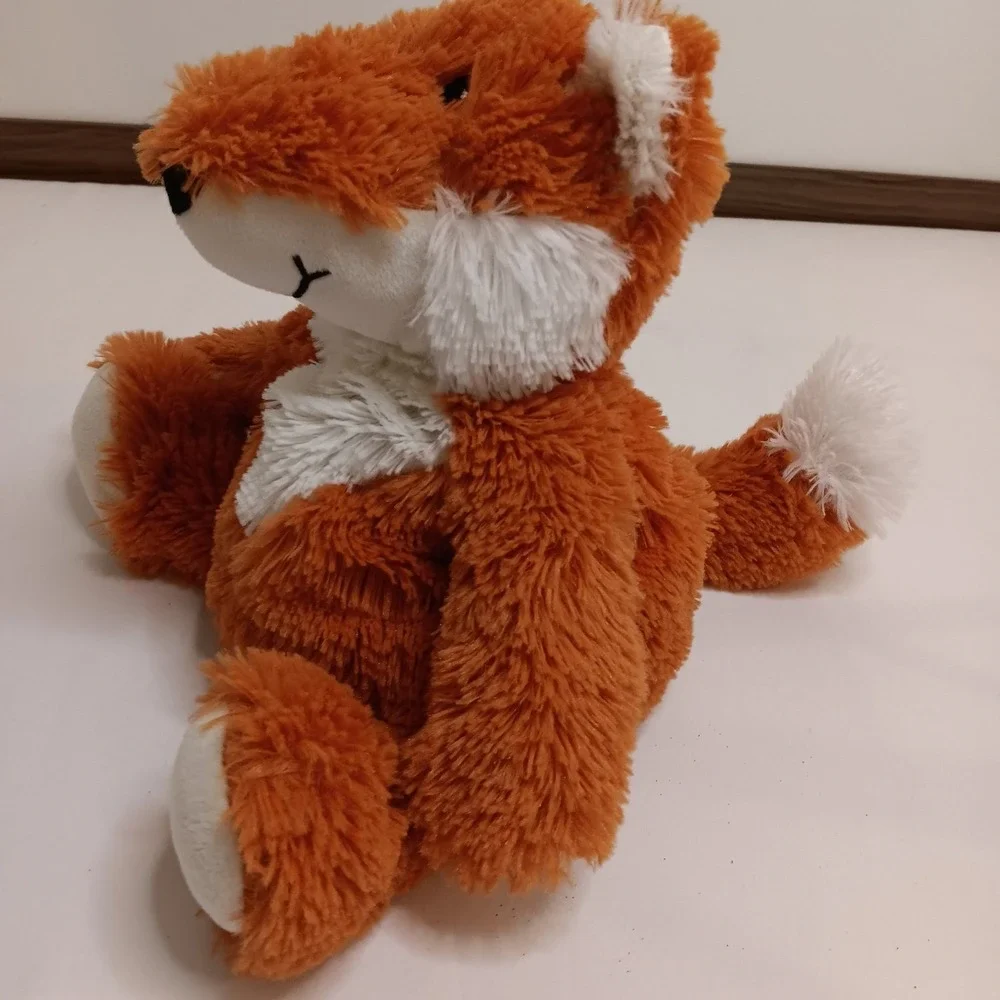 Warmies Fox Plush Stuffed‎ Animal Orange White Microwavable Heatable Toy